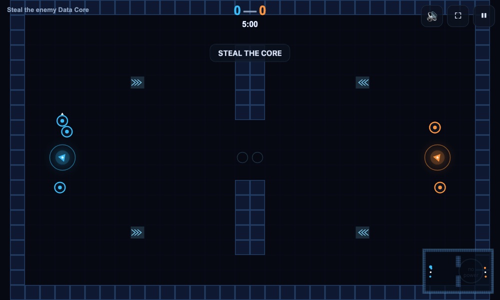 Neon Relay Rush gameplay